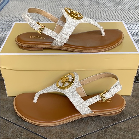 MICHAEL KORS AUBREY CHARM THONG MINI MO LOGO PVC - Picture 4 of 16